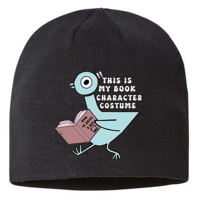 This Is My Book Character Costume Funny Pigeon Reading Sustainable Beanie