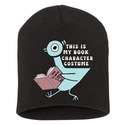 This Is My Book Character Costume Funny Pigeon Reading Short Acrylic Beanie