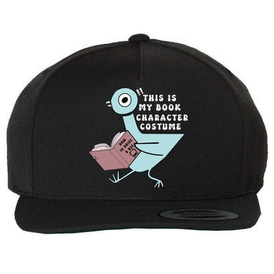 This Is My Book Character Costume Funny Pigeon Reading Wool Snapback Cap