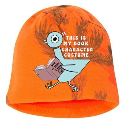 This Is My Book Character Costume Funny Pigeon Reading Kati - Camo Knit Beanie