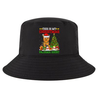 This Is My Christmas Pajamas Yorkshire Terrier Dog Christmas Cool Gift Cool Comfort Performance Bucket Hat