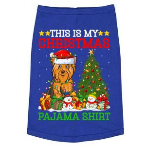 This Is My Christmas Pajamas Yorkshire Terrier Dog Christmas Cool Gift Doggie Tank