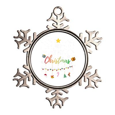 This Is My Christmas Pajama Gift Funny Xmas Light Tree Gift Metallic Star Ornament