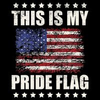 This Is My Pride Flag USA American 4th of July Patriotic Cooling Performance Crew T-Shirt