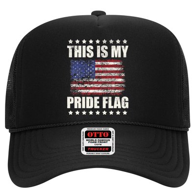 This Is My Pride Flag USA American 4th of July Patriotic Trucker Hat