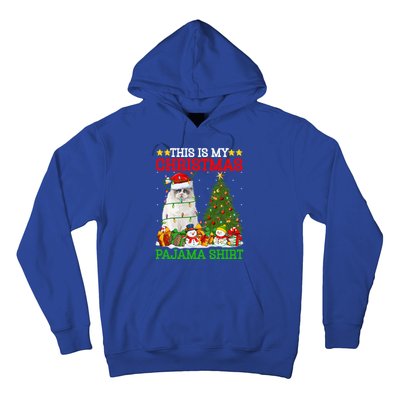 This Is My Christmas Tree Pajamas Ragdoll Cat Christmas Gift Hoodie