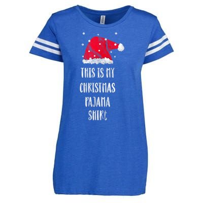 This Is My Christmas Pajama Shirts Funny Christmas Gift Enza Ladies Jersey Football T-Shirt