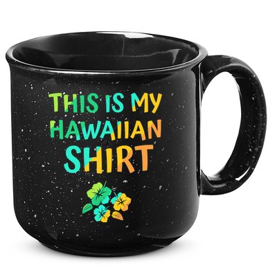 This Is My Hawaiian Tropical Luau Costume Party Hawaii 15oz Campfire Ceramic Mug