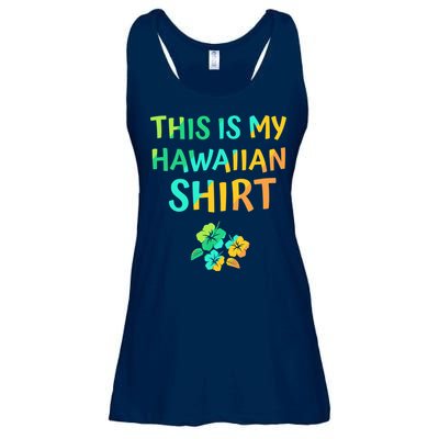 This Is My Hawaiian Tropical Luau Costume Party Hawaii Ladies Essential Flowy Tank