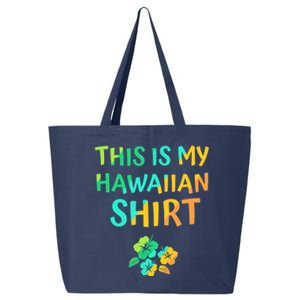 This Is My Hawaiian Tropical Luau Costume Party Hawaii 25L Jumbo Tote