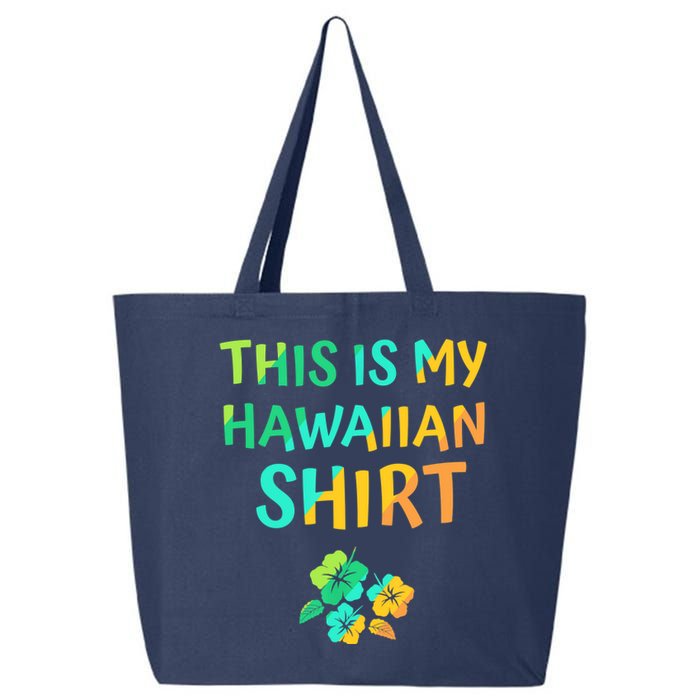 This Is My Hawaiian Tropical Luau Costume Party Hawaii 25L Jumbo Tote