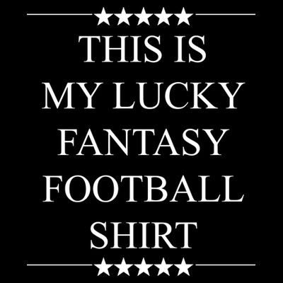 This Is My Lucky Fantasy Football T-Shirt