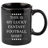 This Is My Lucky Fantasy Football 11oz C Handle Ceramic Mug