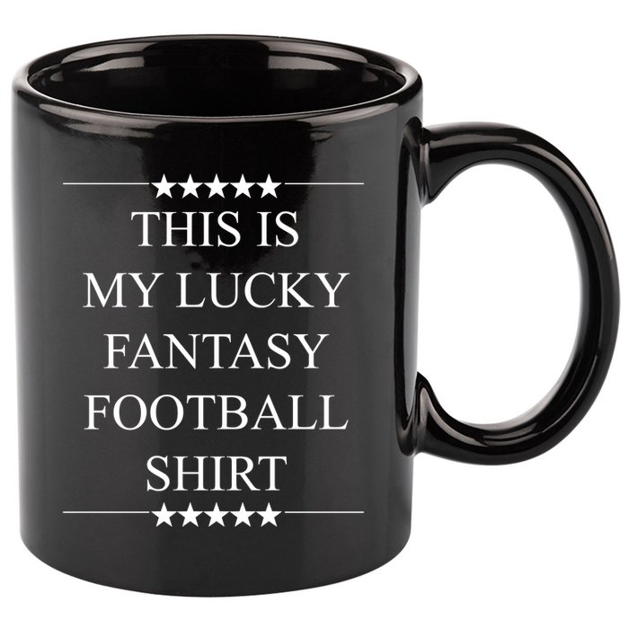 This Is My Lucky Fantasy Football 11oz C Handle Ceramic Mug