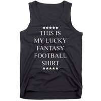 This Is My Lucky Fantasy Football Tank Top