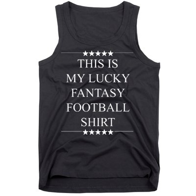 This Is My Lucky Fantasy Football Tank Top