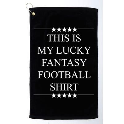 This Is My Lucky Fantasy Football Golf Towel