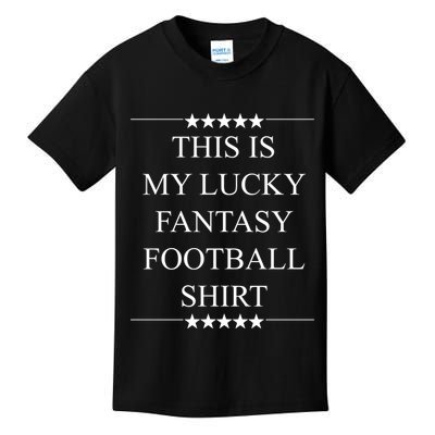 This Is My Lucky Fantasy Football Kids T-Shirt