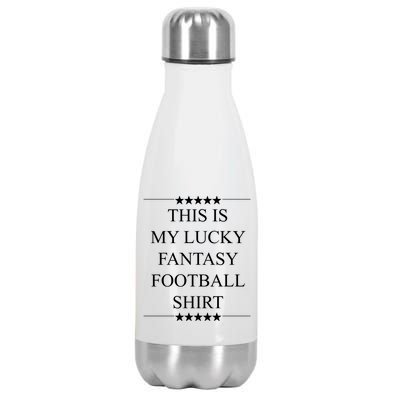 This Is My Lucky Fantasy Football Stainless Steel Insulated Water Bottle