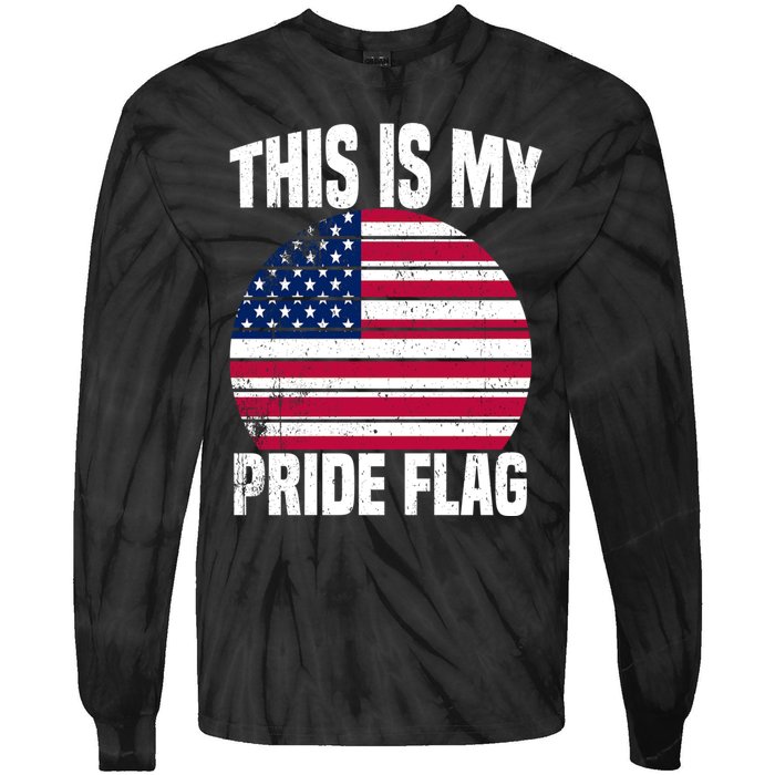 This Is My Pride Flag USA American Tie-Dye Long Sleeve Shirt