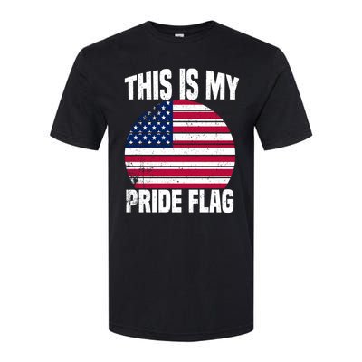 This Is My Pride Flag USA American Softstyle® CVC T-Shirt