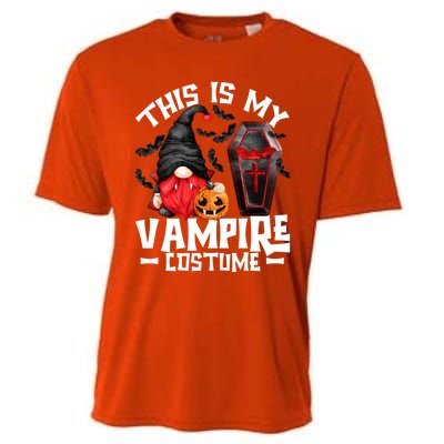 This Is My Vampire Costume Gift Funny Halloween Gnome Gift Cooling Performance Crew T-Shirt