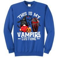 This Is My Vampire Costume Gift Funny Halloween Gnome Gift Sweatshirt