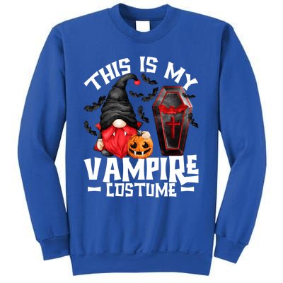 This Is My Vampire Costume Gift Funny Halloween Gnome Gift Sweatshirt