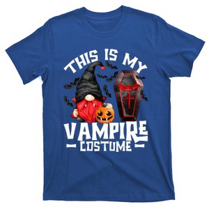 This Is My Vampire Costume Gift Funny Halloween Gnome Gift T-Shirt