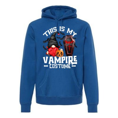 This Is My Vampire Costume Gift Funny Halloween Gnome Gift Premium Hoodie