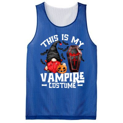 This Is My Vampire Costume Gift Funny Halloween Gnome Gift Mesh Reversible Basketball Jersey Tank