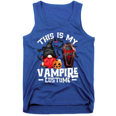 This Is My Vampire Costume Gift Funny Halloween Gnome Gift Tank Top