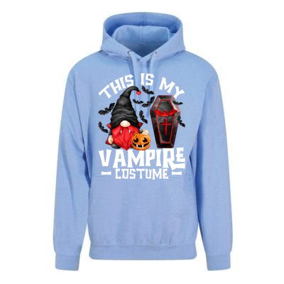 This Is My Vampire Costume Gift Funny Halloween Gnome Gift Unisex Surf Hoodie