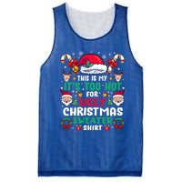 This Is My ItS Too Hot For Ugly Christmas Cool Gift Mesh Reversible Basketball Jersey Tank