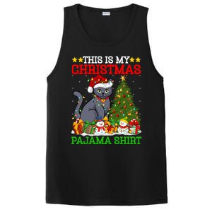 This Is My Christmas Tree Pajamas Russian Blue Cat Christmas Gift PosiCharge Competitor Tank