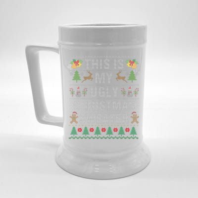 This Is My Ugly Sweater Christmas Family  Beer Stein