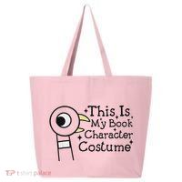 This Is My Book Character Costume 25L Jumbo Tote