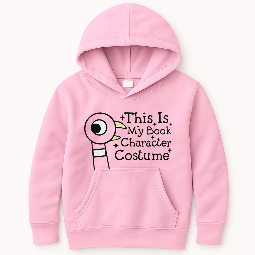 This Is My Book Character Costume Kids Hoodie
