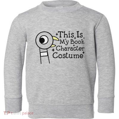 This Is My Book Character Costume Toddler Sweatshirt