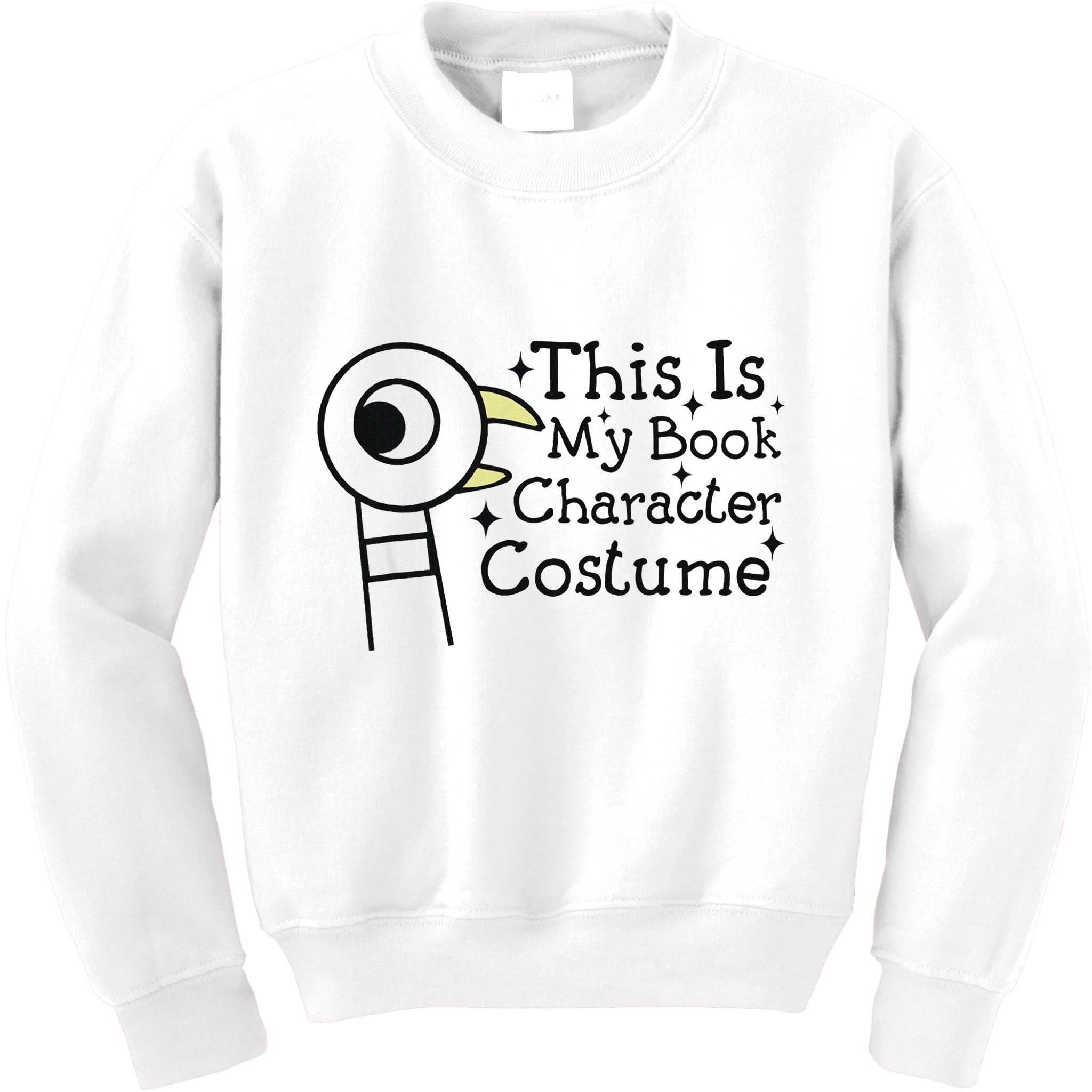 This Is My Book Character Costume Kids Sweatshirt