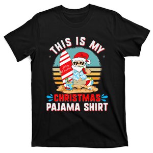 This Is My Christmas Pajama Funny Xmas PJ's Santa T-Shirt