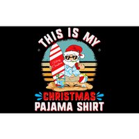 This Is My Christmas Pajama Funny Xmas PJ's Santa Bumper Sticker