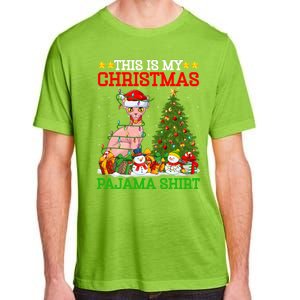 This Is My Christmas Tree Pajamas Sphynx Cat Christmas Great Gift Adult ChromaSoft Performance T-Shirt