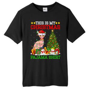 This Is My Christmas Tree Pajamas Sphynx Cat Christmas Great Gift Tall Fusion ChromaSoft Performance T-Shirt