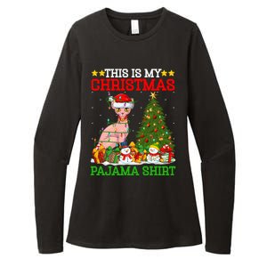 This Is My Christmas Tree Pajamas Sphynx Cat Christmas Great Gift Womens CVC Long Sleeve Shirt