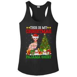 This Is My Christmas Tree Pajamas Sphynx Cat Christmas Great Gift Ladies PosiCharge Competitor Racerback Tank