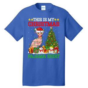 This Is My Christmas Tree Pajamas Sphynx Cat Christmas Great Gift Tall T-Shirt