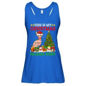 This Is My Christmas Tree Pajamas Sphynx Cat Christmas Great Gift Ladies Essential Flowy Tank