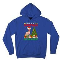 This Is My Christmas Tree Pajamas Sphynx Cat Christmas Great Gift Tall Hoodie