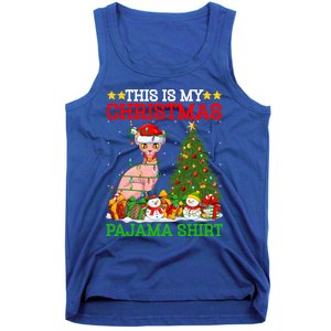 This Is My Christmas Tree Pajamas Sphynx Cat Christmas Great Gift Tank Top